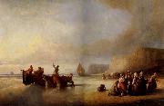 Delacroix Auguste Depart pour la peche Sweden oil painting artist